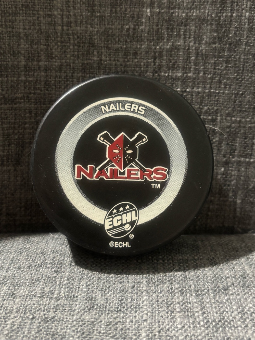 Wheeling Nailers ECHL Official Game Puck ECHL Hockey